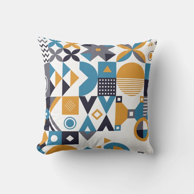 Almofada Geometric minimalistic pattern. Abstract designpat (Frente)