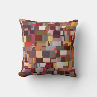 Almofada Geometric Patchwork Abstract Mosaic Pattern