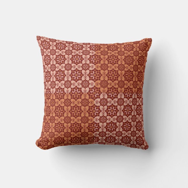 Almofada Geometric Patchwork Throw Pillow – Modern Purple C (Frente)