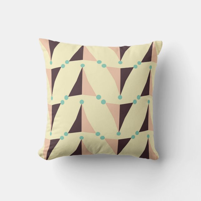 Almofada Geometric pattern in retro vibe (Frente)
