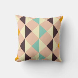 Almofada Geometric pattern overlapping diamonds & triangle