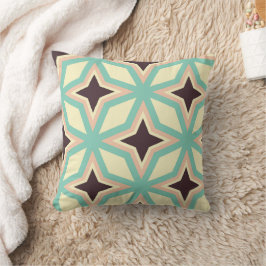 Almofada Geometric pattern with alternating dark star shape