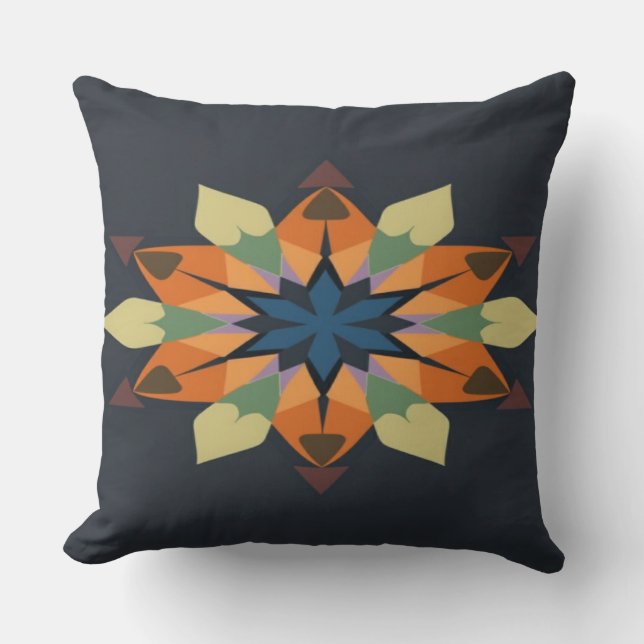 Almofada Geometric Symphony: Balance in pillow  (Frente)