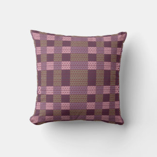 Almofada Geométrica de Remendo – Moderno Roxo C