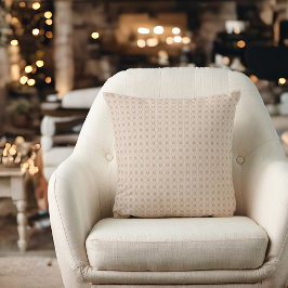 Almofada geométrico bonito do bege