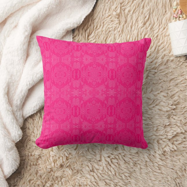 Almofada geométrico rosa (Cobertor)