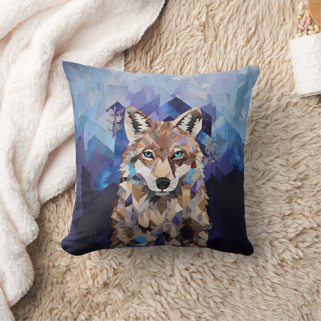 Almofada Geométrico Wolf Mountain (Cobertor)