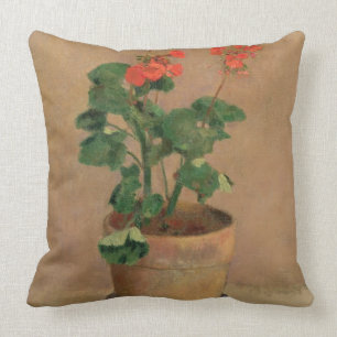 Almofada Gerânio em um pote, c.1905 (óleo em canvas)