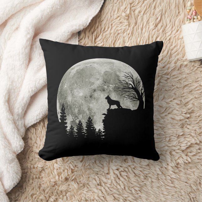 Almofada German shepherd No Halloween De Montanha (Cobertor)