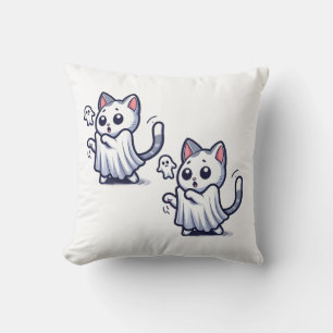 Almofada Ghost Gatinho Halloween Costume