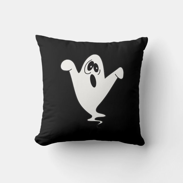 Almofada Ghost Halloween Cute Howling (Frente)