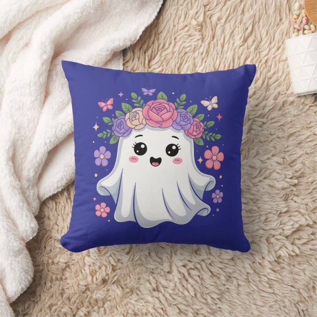 Almofada Ghost Kawaii Halloween (Cobertor)