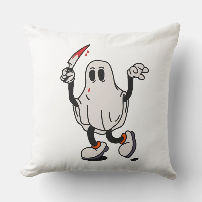 Almofada Ghost with blood knife (Frente)