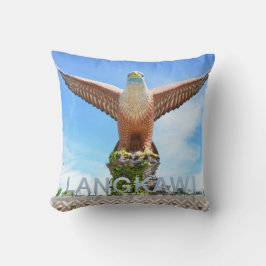 Almofada Giant Eagle Statue Langkawi Malásia Souvenir