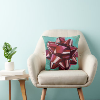 Almofada Gift Bow Painting - Holiday Decor