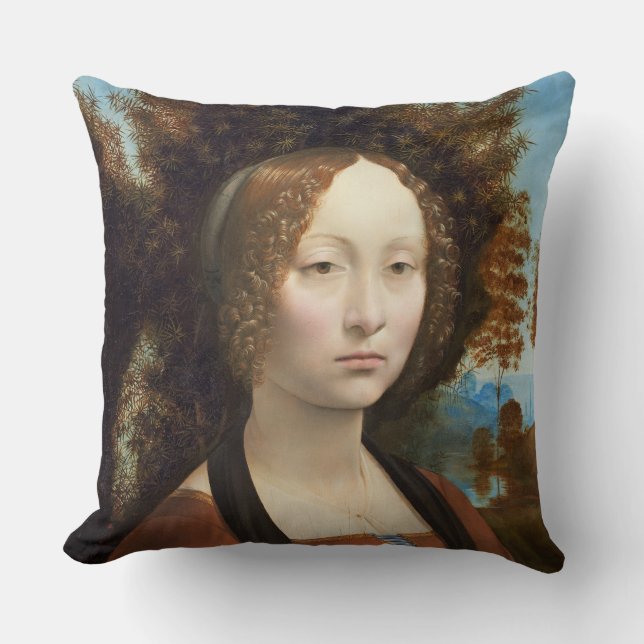 Almofada Ginevra de' Benci, C. 1474 - 78 (Frente)