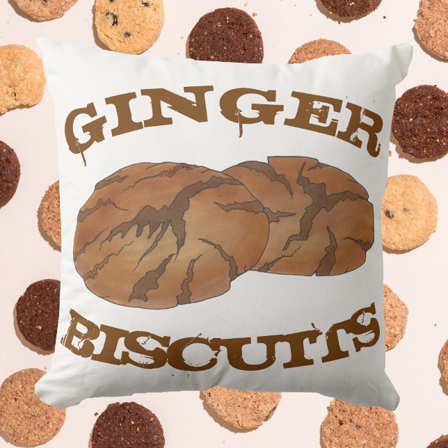 Almofada Ginger Biscuits Gingersnap Ginger Nut Cookies (Ginger biscuits pillow)