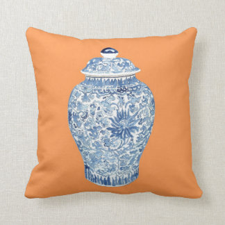ALMOFADA GINGER JAR NO TRAVESSEIRO TANGERINE
