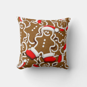 Almofada Gingerbird Man Christmas Papai Noel