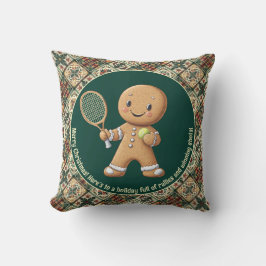 Almofada Gingerpão Tênis Grand Slam 🎾 🎄 texto personaliza