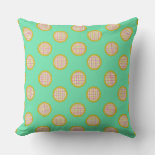 Almofada Gingham Dots, Travesseiro Verde ao ar livre