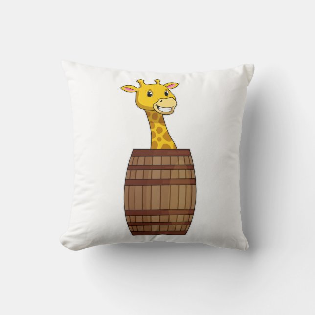 Almofada Girafa com Barrel (Frente)