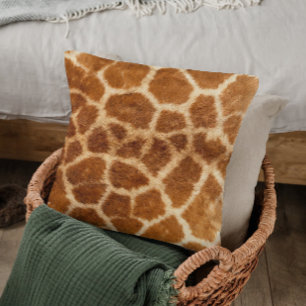 Almofada Giraffe fur localiza Travesseiro decorativo de apa