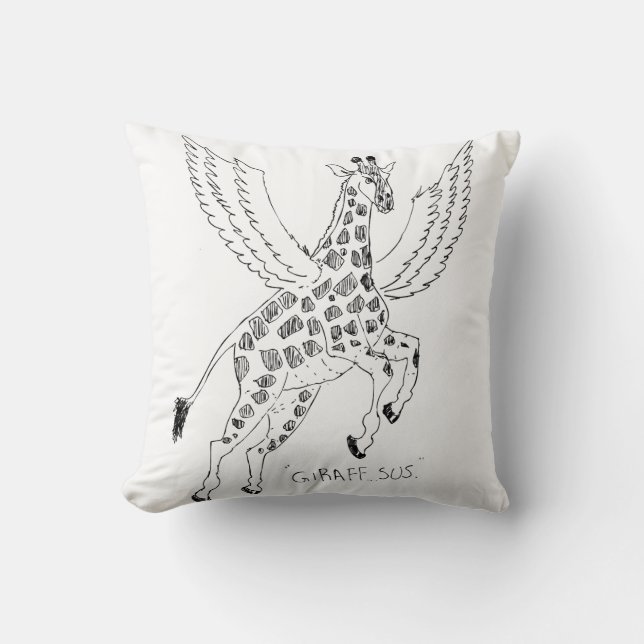 Almofada Giraffe + pegasus = Giraffsus (Frente)