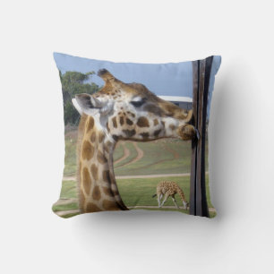 Almofada Giraffe Pucker, Beijos,