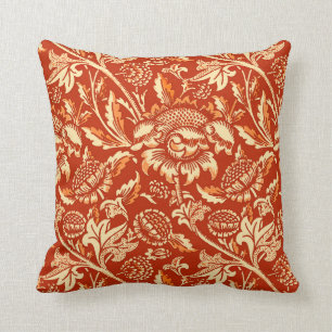 Almofada Girassóis de William Morris, tanjerina