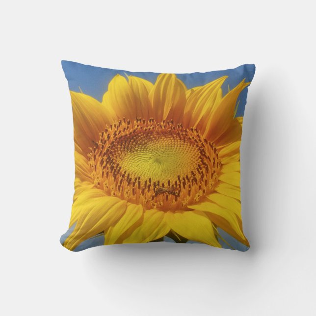 Almofada Girassol Amarelo (Frente)