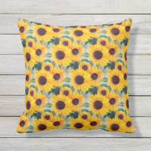Almofada Girassol Amarelo bonito