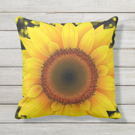 Almofada Girassol Amarelo-claro