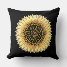 Girassol grande, coração e pontos Ouros