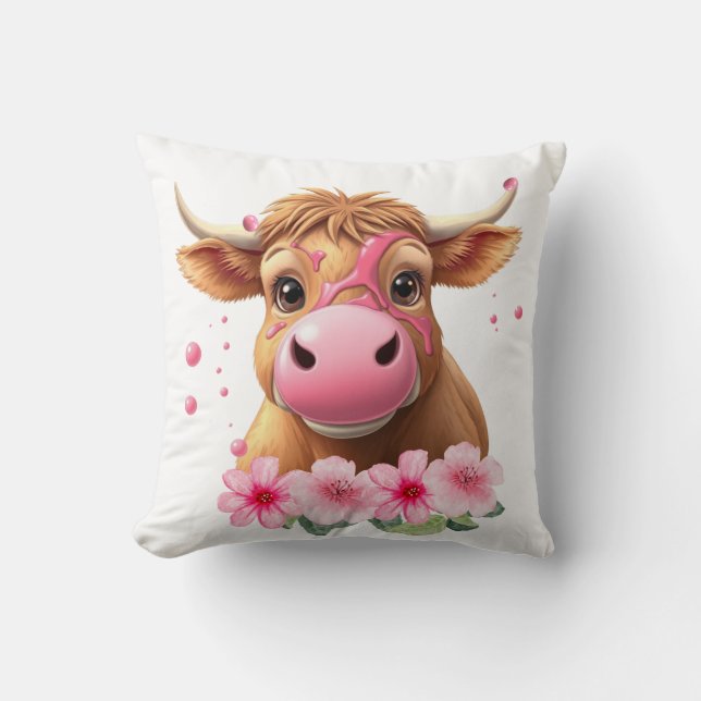 Almofada giratória de boi (Frente)