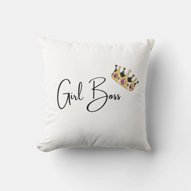 Almofada Girl Boss Pillow (Frente)