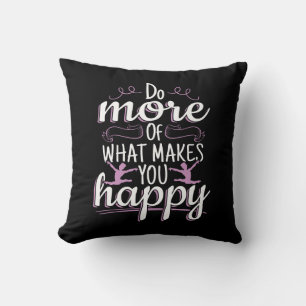Almofada Girls Gymnastics - Motivational Happy Cote