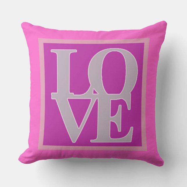 Almofada Girly Cute e Sweet Dual Sided Love (Frente)