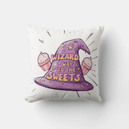 Almofada Girly Halloween - Wizard Way to the Sweets