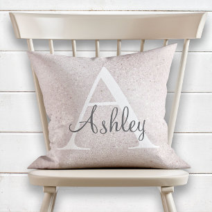 Almofada Girly Pearl Sparkle Monographic Name