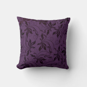 Almofada Giro preto roxo profundo