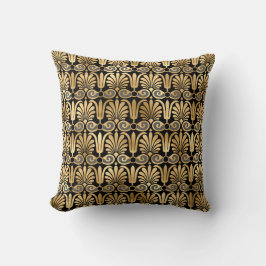Almofada Glam Dourado Art Deco Floral