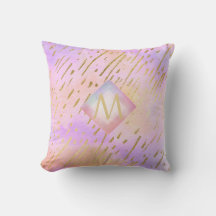 Glama de Impressão Dourada Rosa Brilhante bonito