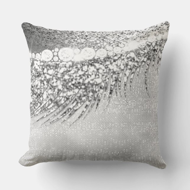 Almofada Glitter 16th Makeup Artist Bride Lash Spark (Frente)