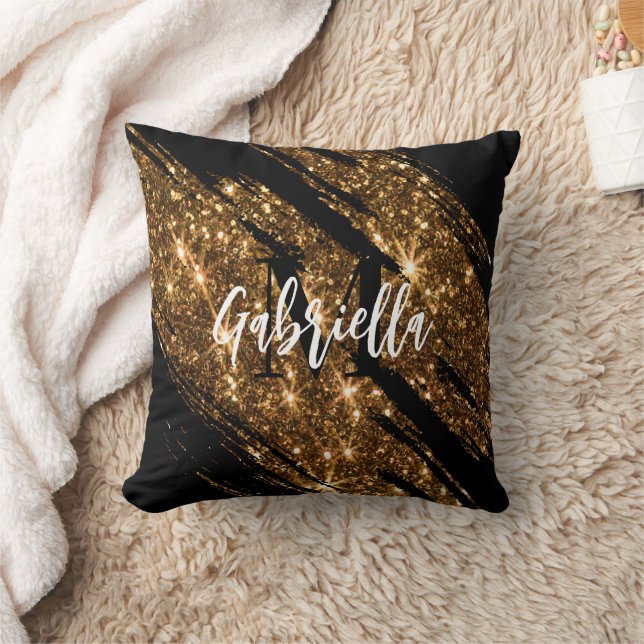 Almofada Glitter do ouro (Cobertor)