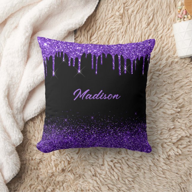 Almofada Glitter Roxo (Cobertor)