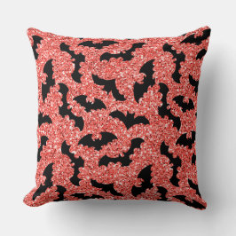 ALMOFADA GLITTER VERMELHO OLHA COM BATATAS PRETAS