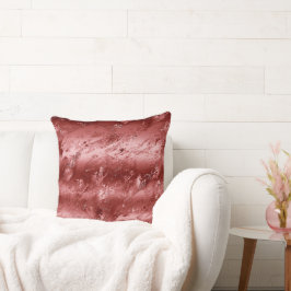 Almofada Glitzy Red Ombre Marble