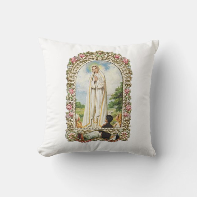 Almofada glória para nossa senhora fatima (Frente)