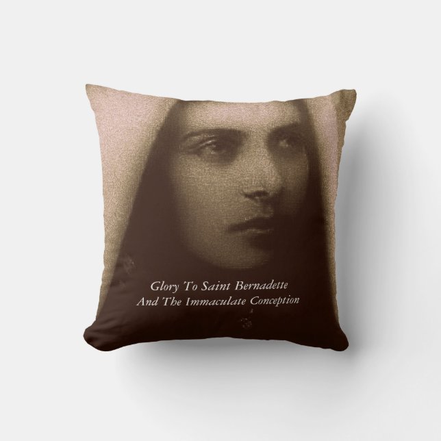 Almofada Glory To Santo Bernadette (Frente)